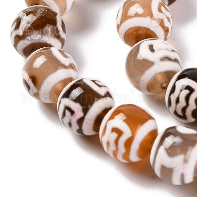 Perles de style tibétain&nbsp;G-U006-06B-01-1