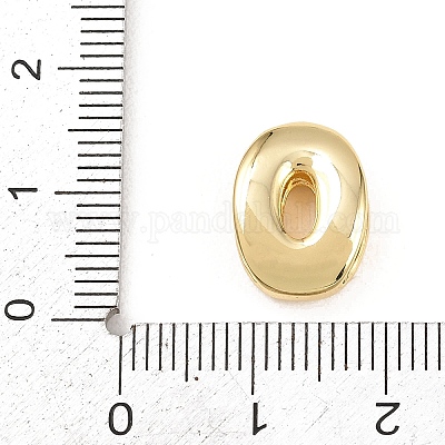Perline in ottone&nbsp;X-KK-B167-27G-O-1