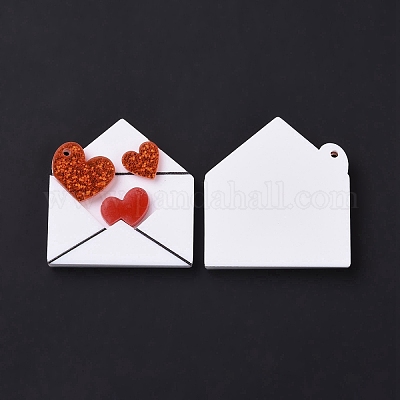 Pendentifs acryliques&nbsp;SACR-G030-03E-1