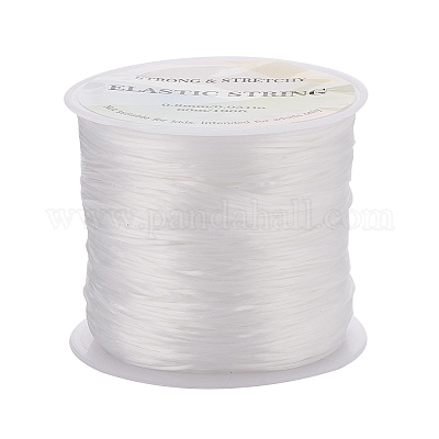 1mm Elastic Stretch Polyester Crystal String Cord for Jewelry Making  Bracelet Beads Thread 60m/roll (2 Set)