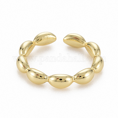 Messing Manschettenringe&nbsp;RJEW-Q164-008-NF-1