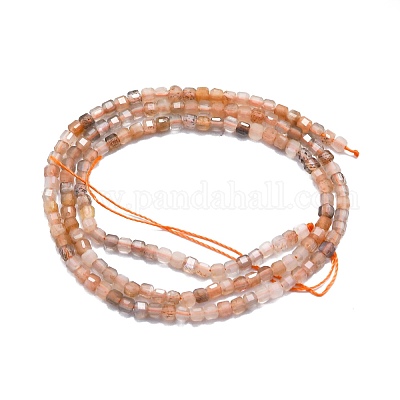 Natürliche Multi-Mondstein-Perlenstränge&nbsp;G-P457-B01-11-1