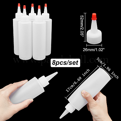 Plastic Flux Dispenser Squeeze Bottle With 4 Tips