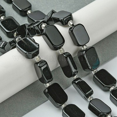 Natürlichen Obsidian Perlen Stränge&nbsp;G-C098-A11-01-1