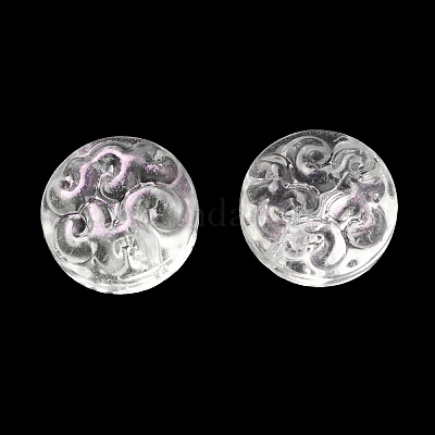 Perle di vetro trasparente&nbsp;GLAA-D007-02E-1