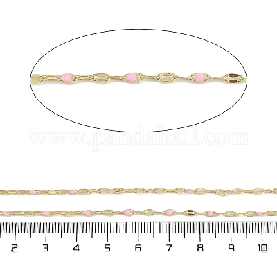 Gestell aus Messing mit geriffelten Ketten&nbsp;AJEW-Q153-02G-12-1