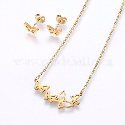 Wholesale 304 Stainless Steel & Brass Body Chain Belt Set