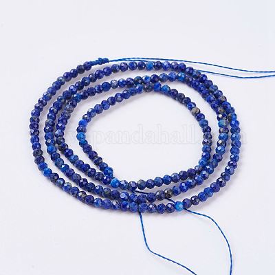 Natürlicher Lapislazuli Perlenstränge&nbsp;G-J376-51A-2mm-1