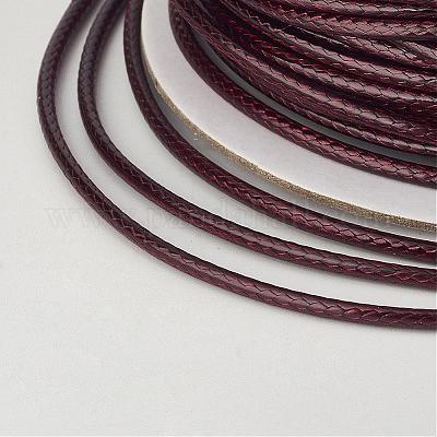 Cordon en polyester ciré coréen écologique&nbsp;YC-P002-3mm-1134-1