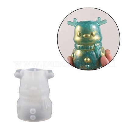 Moules à Bougeoirs En Forme De Cerfs Et De Chats Pour Travaux Manuels