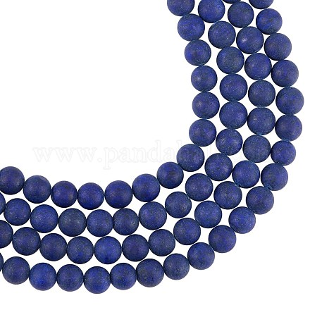 Brins de perles de lapis-lazuli synthétiques arricraft G-AR0002-39-1
