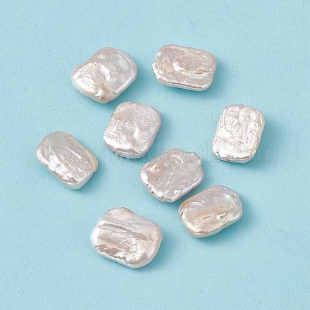 Barocke natürliche Keshi-Perlenperlen PEAR-N020-K08-1