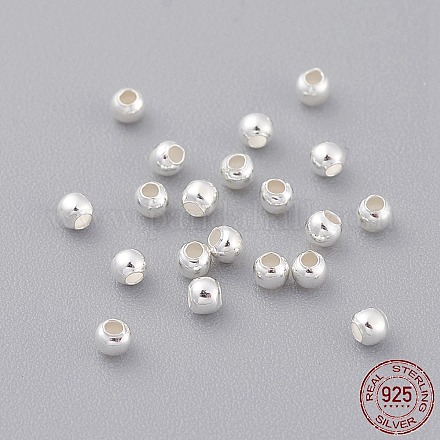 Perles séparateurs en argent sterling X-STER-A010-2mm-239A-1