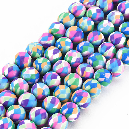 Chapelets de perle en pâte polymère manuel CLAY-N008-054-09-1