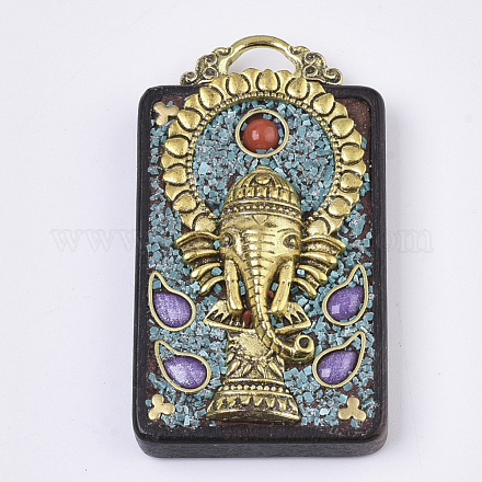 Buddha Theme Handmade Indonesia Big Pendants IPDL-N002-76-1