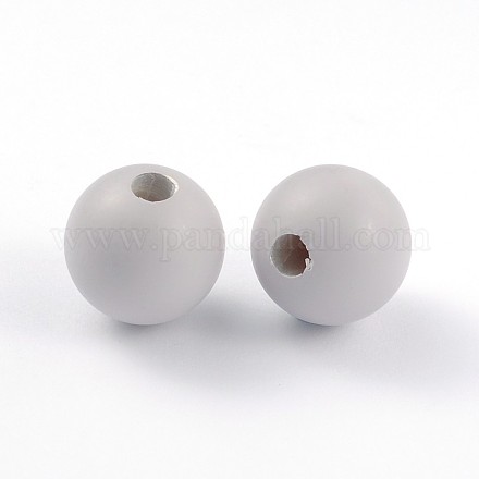 Half Drilled Frosted Round Shell Pearl Beads fit for Ball Stud Earrings BSHE-J010-06-1