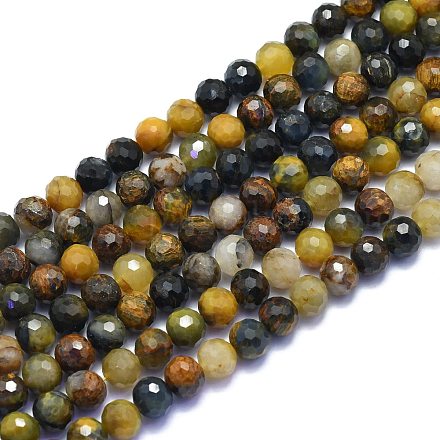 Natural Pietersite Beads Strands G-K310-A29-9mm-1