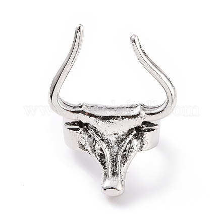 Мужские широкие кольца на голову крупного рогатого скота RJEW-F126-10AS-1
