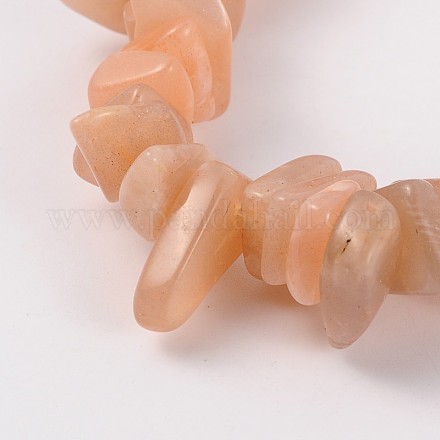 Natural Peach Moonstone Beads Strands G-J234-18-1