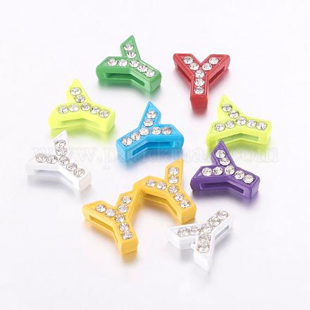 Charms a lettere strass ZP14-Y-1