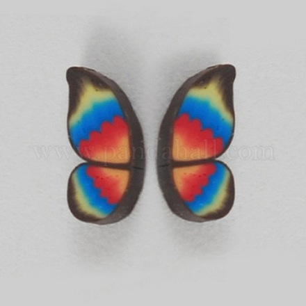 Butterfly Polymer Clay No Hole Tubes Nail Art Decoration for Fashion Nail Care X-CLAY-Q112-22-1-1