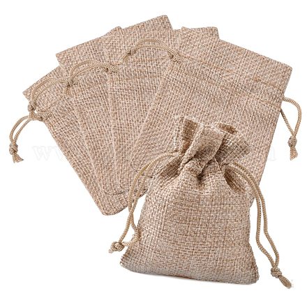 Bolsas de embalaje de arpillera bolsas de lazo ABAG-Q050-7x9-01-1