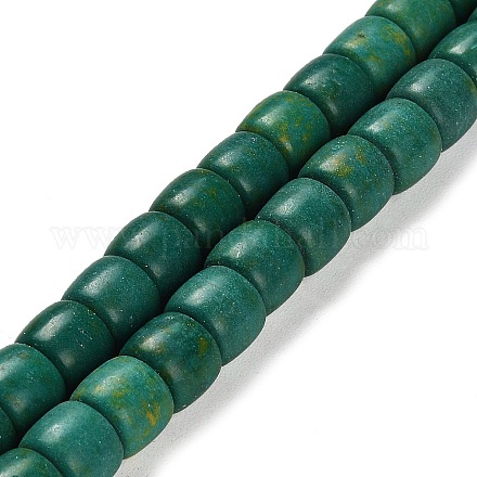 Kunsttürkisfarbenen Perlen Stränge G-C101-M01-01-1