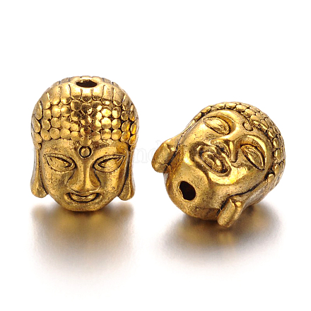 Tibetische Stil Perlen TIBEB-60542-AG-FF-1