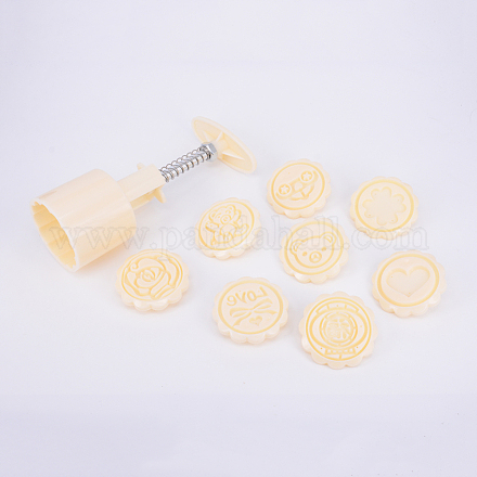 Stampo mooncake in plastica abs TOOL-WH0018-26-1