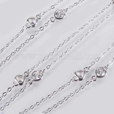 Handgefertigte Perlenketten aus Messing KK-G338-14P-1