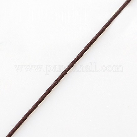 Rotondi monili che bordano fili elastici cavi di nylon NWIR-L003-B-03-1