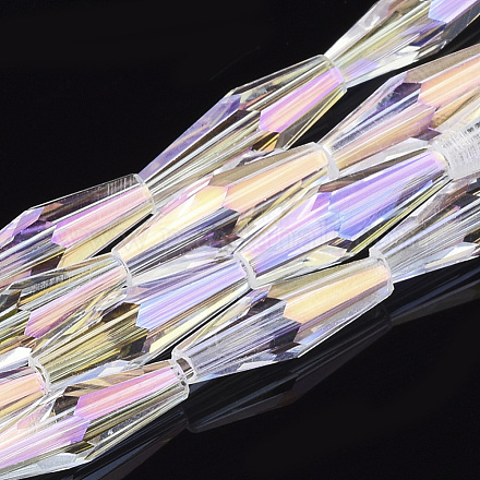 Chapelets de perles en verre électrolytique  EGLA-S174-06J-1