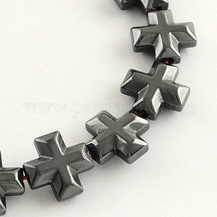 Non-magnetic Synthetic Hematite Bead Strands G-R260-16-1