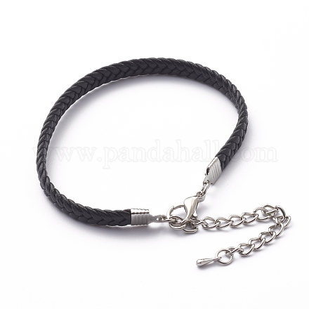 Bracelets de cordon imitation cuir BJEW-Z008-01-1