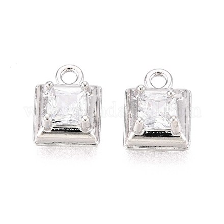 Латунные микро проложить кубического циркония подвески KK-T071-46P-1