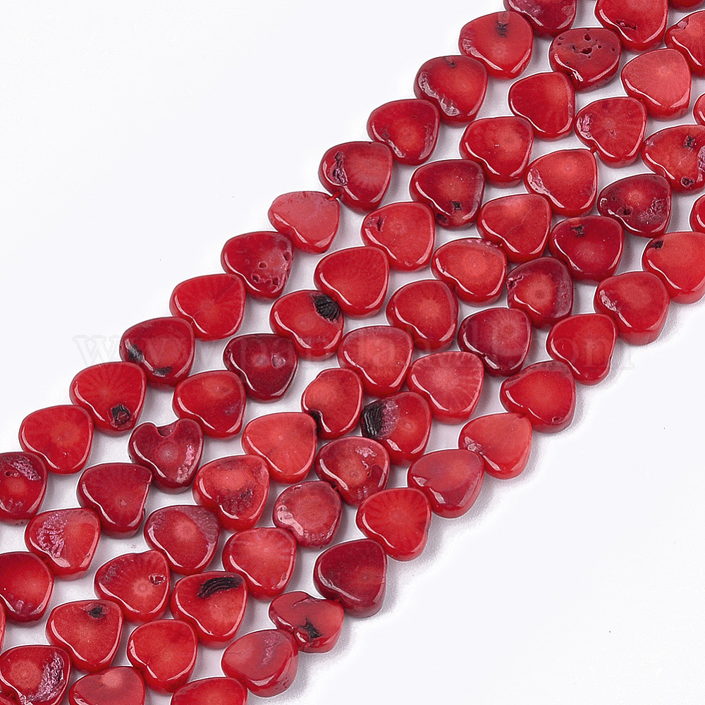 100 Perles Fleur De Rose En Corail Synthétique - 5 Couleurs - Pour Bijoux DIY Bracelets Colliers Créations