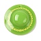 Acrylic Pendants, Hat, Green, 29x8.5mm, Hole: 2mm
