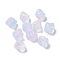 Baking Painted Transparent Glass Beads, Gradient Color, Lion, Light Sky Blue, 11.5x11x9.5mm, Hole: 1.2mm