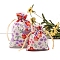 Cotton and Linen Packing Pouches, Drawstring Bags, Rectangle, Linen, 10x8cm