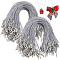 600Pcs Polyester Cable Ties, Tie Wraps, Zip Ties, Wire Twist Ties, for Party Decoration, Silver, 202x0.8mm