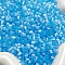 Cat Eye Beads, Round, Dodger Blue, 4x3mm, Hole: 1.2mm, about 10g/set, 140pcs/set