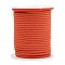Nylon Threads, Milan Cords/Twisted Cords, Tomato, 3mm, about 21.87 yards(20m)/roll