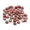 Natural Rhodonite Cabochons, Half Round, 3x1.5mm