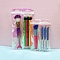 50Pcs PP Zip Lock Bags, Resealable Bags, Self Seal Cosmetic Storage Bag, Rectangle, Hot Pink, 13x8.5x0.2cm