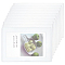 Plastic ID Card Holder, Rectangle, Clear, 138x192x1.4mm, Inner Diameter: 133x185mm