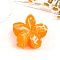 Resin Claw Hair Clips, Hair Accessories for Women & Girls, Flower, Orange, 85x75mm