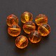 Faceted Round Transparent Acrylic Beads TACR-P053-8mm-25I-1