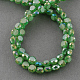 Electroplate Glass Beads Strands EGLA-R032-6mm-M-3