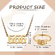 Angel Number Pendant Necklace & Open Cuff Ring JX200A-3
