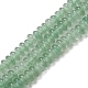 Natürlichen grünen Aventurin Perlen Stränge G-K343-C02-02-1